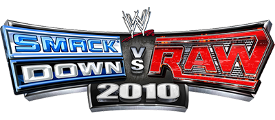 WWE Smackdown vs. Raw 2010 title screen for Nintendo DS